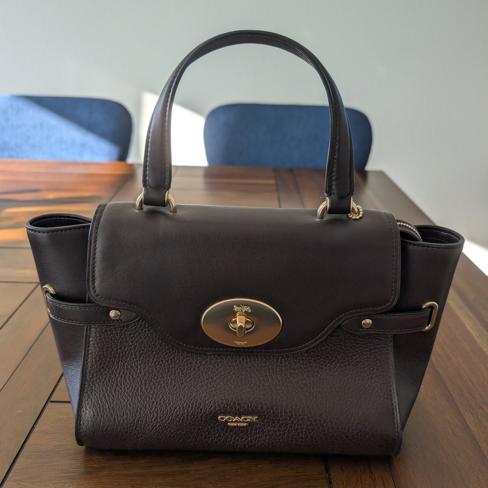 Coach Oxblood Leather Satchel